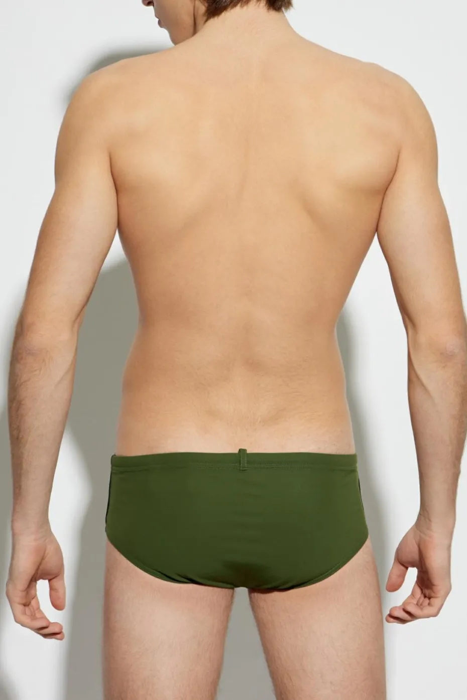 Dsquared2 ZIELONY Slipy kąpielowe z logo