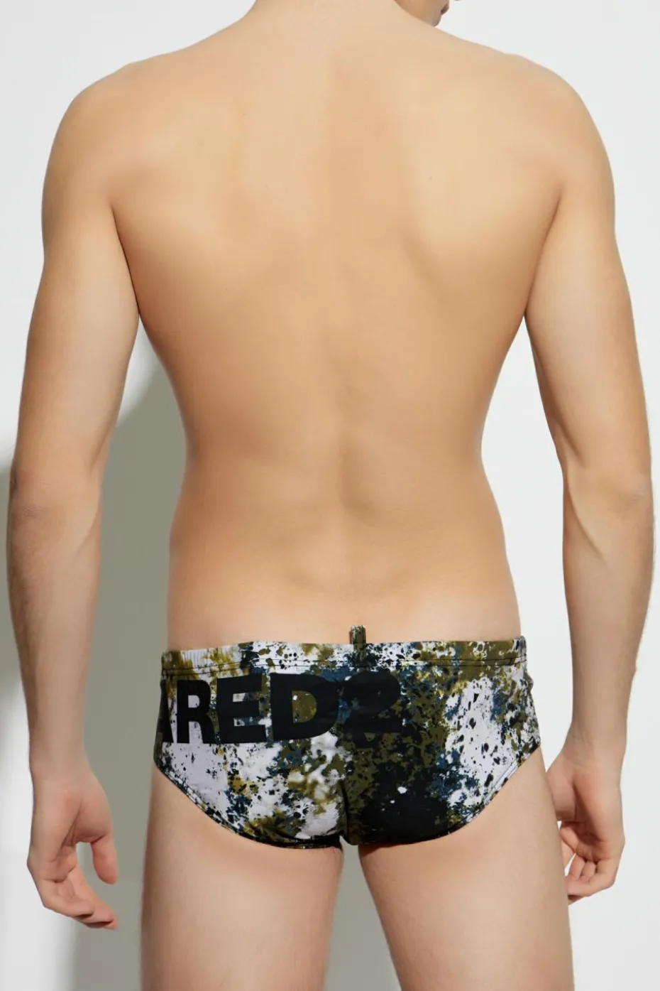 Dsquared2 ZIELONY Slipy kąpielowe