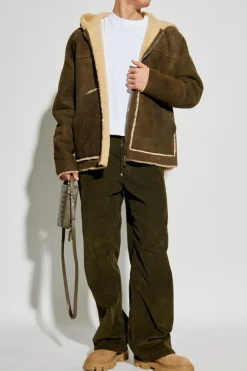 Dsquared2 ZIELONY Spodnie `Loose`