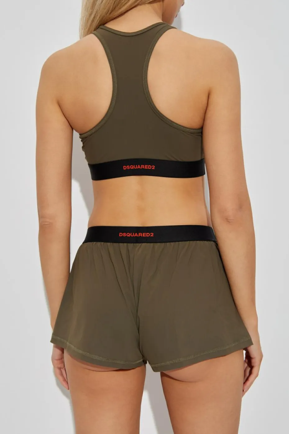 Dsquared2 ZIELONY Szorty bieliźniane