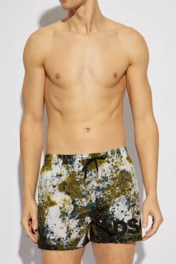 Dsquared2 ZIELONY Szorty kąpielowe