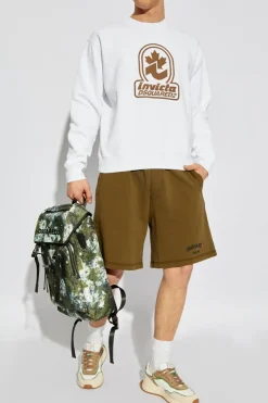 Dsquared2 ZIELONY Szorty z logo