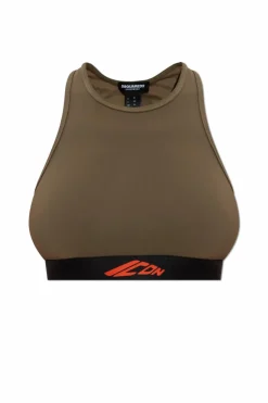 Dsquared2 ZIELONY Top bieliźniany