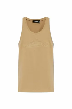 Dsquared2 ZIELONY Top z logo