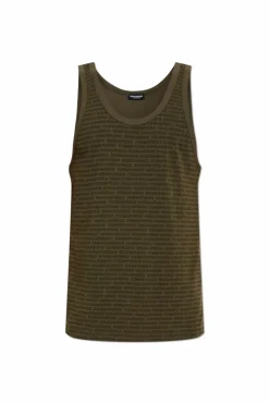 Dsquared2 ZIELONY T-shirt z kolekcji `Underwear`