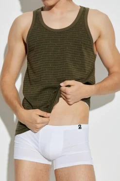 Dsquared2 ZIELONY T-shirt z kolekcji `Underwear`