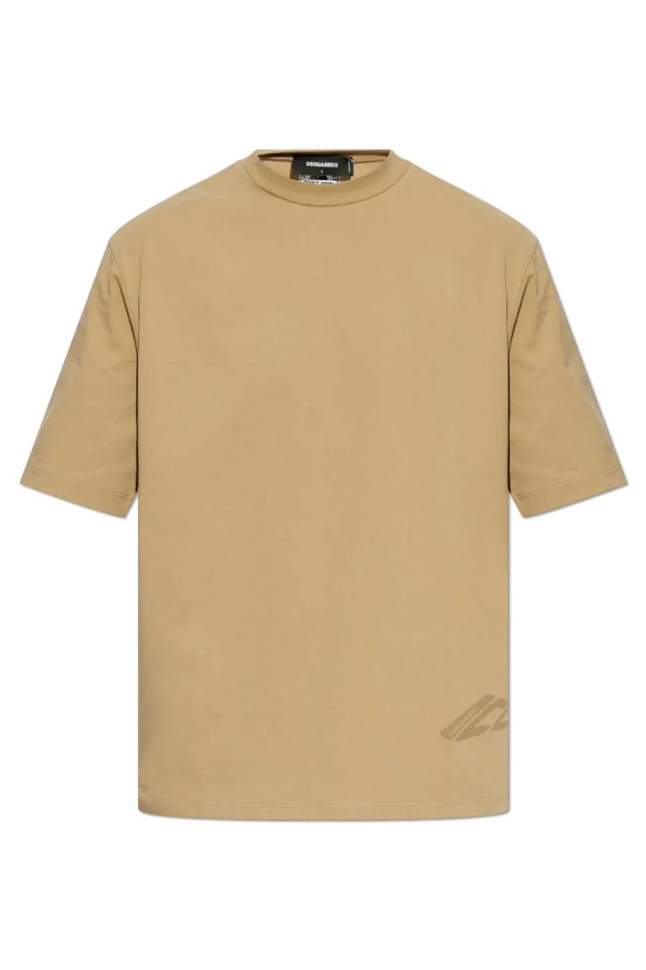 Dsquared2 ZIELONY T-shirt z logo
