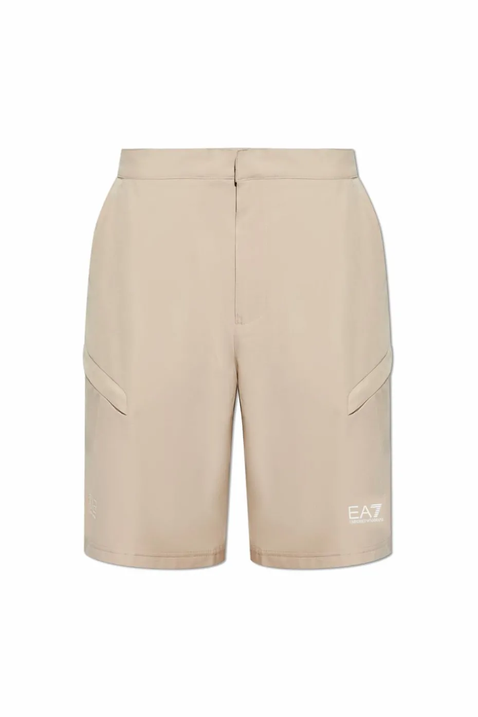EA7 Emporio Armani beżowy Szorty typu `cargo`