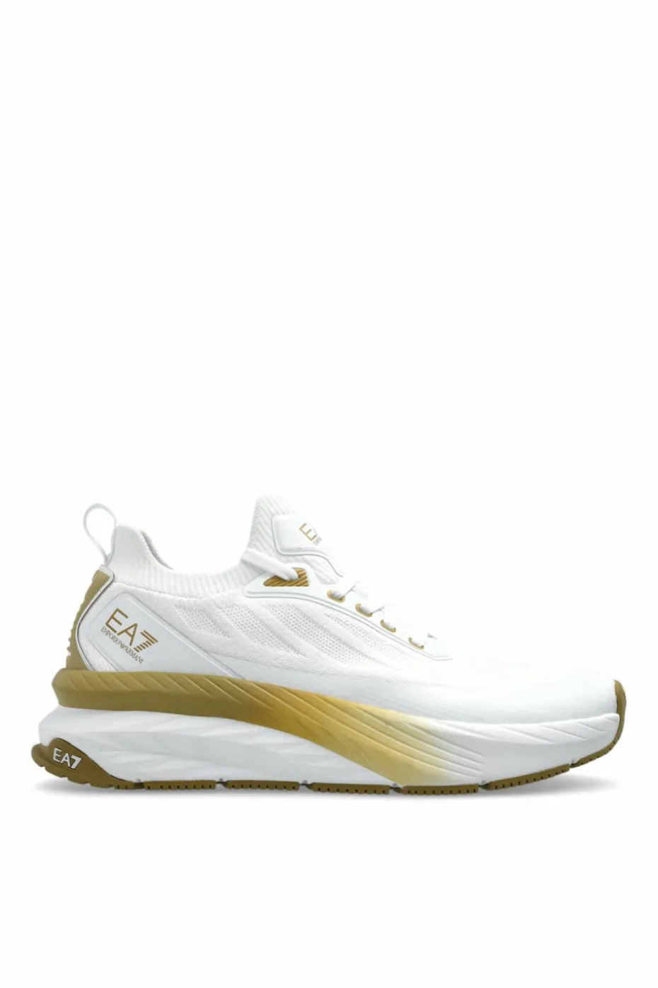 EA7 Emporio Armani BIAŁY Buty sportowe z logo