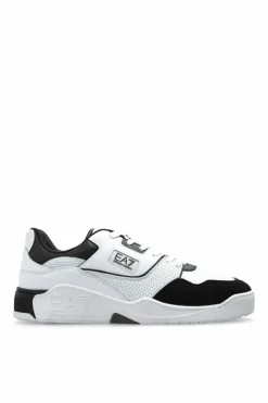 EA7 Emporio Armani BIAŁY Buty sportowe z logo