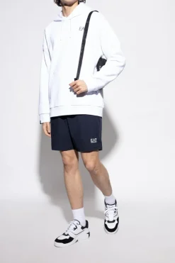 EA7 Emporio Armani BIAŁY Buty sportowe z logo