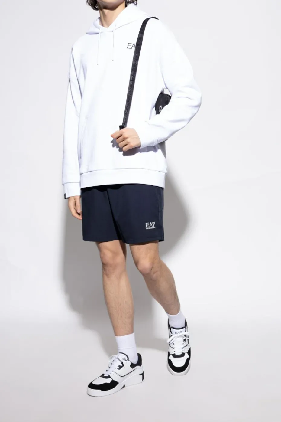 EA7 Emporio Armani BIAŁY Buty sportowe z logo