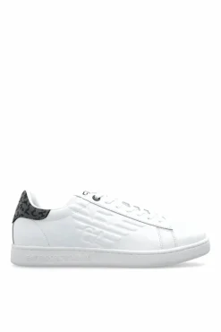 EA7 Emporio Armani BIAŁY Buty sportowe z logo