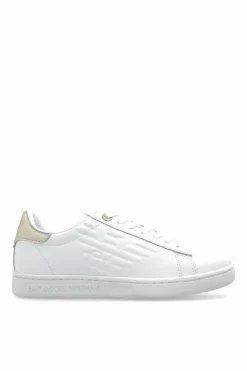 EA7 Emporio Armani BIAŁY Buty sportowe z logo