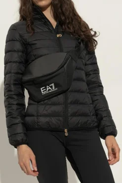 EA7 Emporio Armani CZARNY Torba na pas z logo