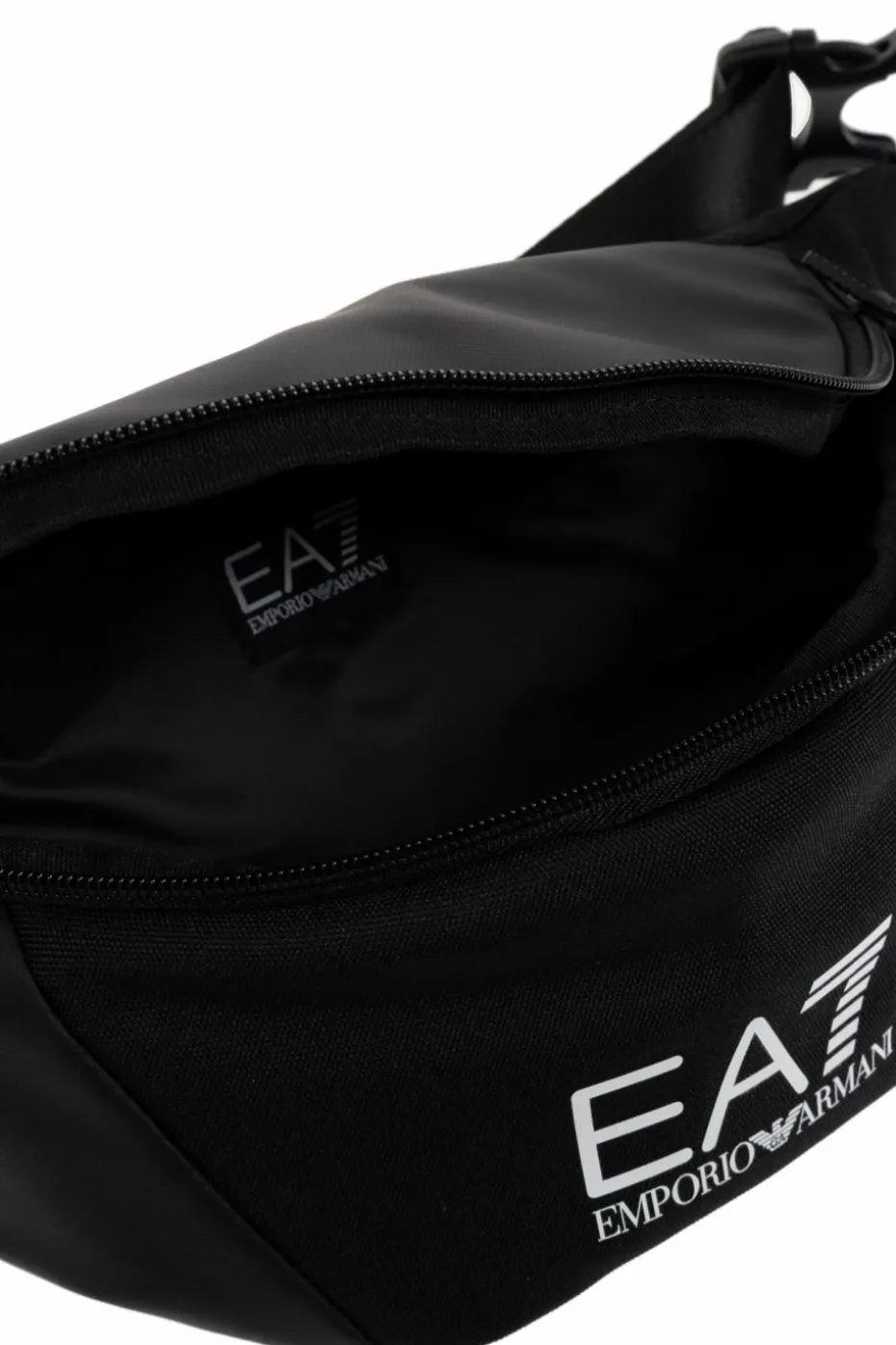 EA7 Emporio Armani CZARNY Torba na pas z logo