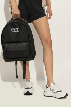 EA7 Emporio Armani CZARNY Plecak z logo