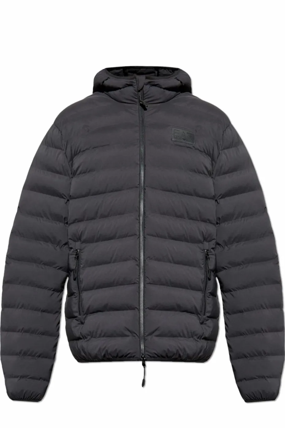 EA7 Emporio Armani CZARNY Ocieplana kurtka