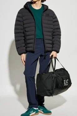 EA7 Emporio Armani CZARNY Ocieplana kurtka
