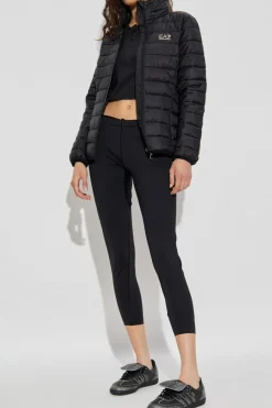 EA7 Emporio Armani CZARNY Ocieplana kurtka