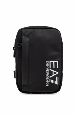 EA7 Emporio Armani CZARNY Torba na ramię z logo