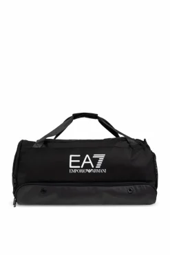 EA7 Emporio Armani CZARNY Torba sportowa z logo