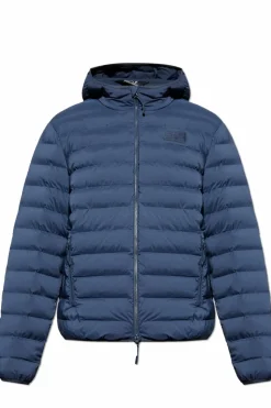 EA7 Emporio Armani GRANATOWY Ocieplana kurtka