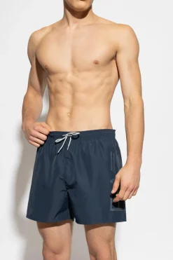 EA7 Emporio Armani GRANATOWY Szorty kąpielowe