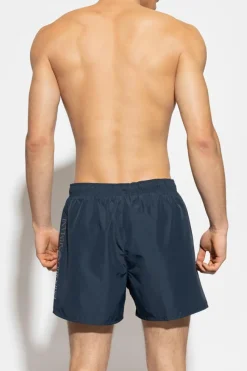 EA7 Emporio Armani GRANATOWY Szorty kąpielowe