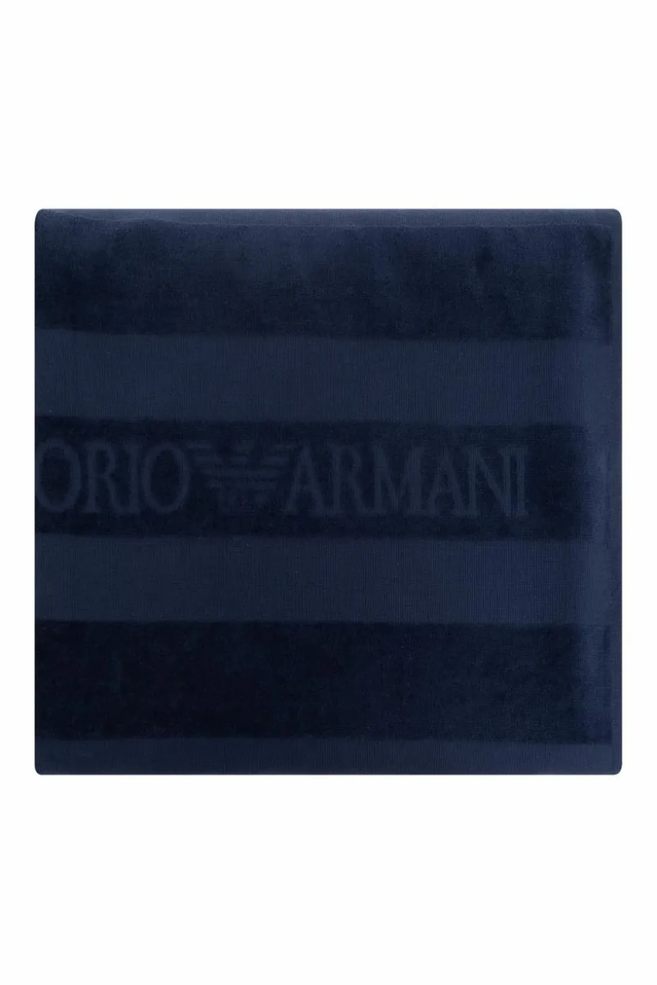 EA7 Emporio Armani GRANATOWY Bawełniany ręcznik