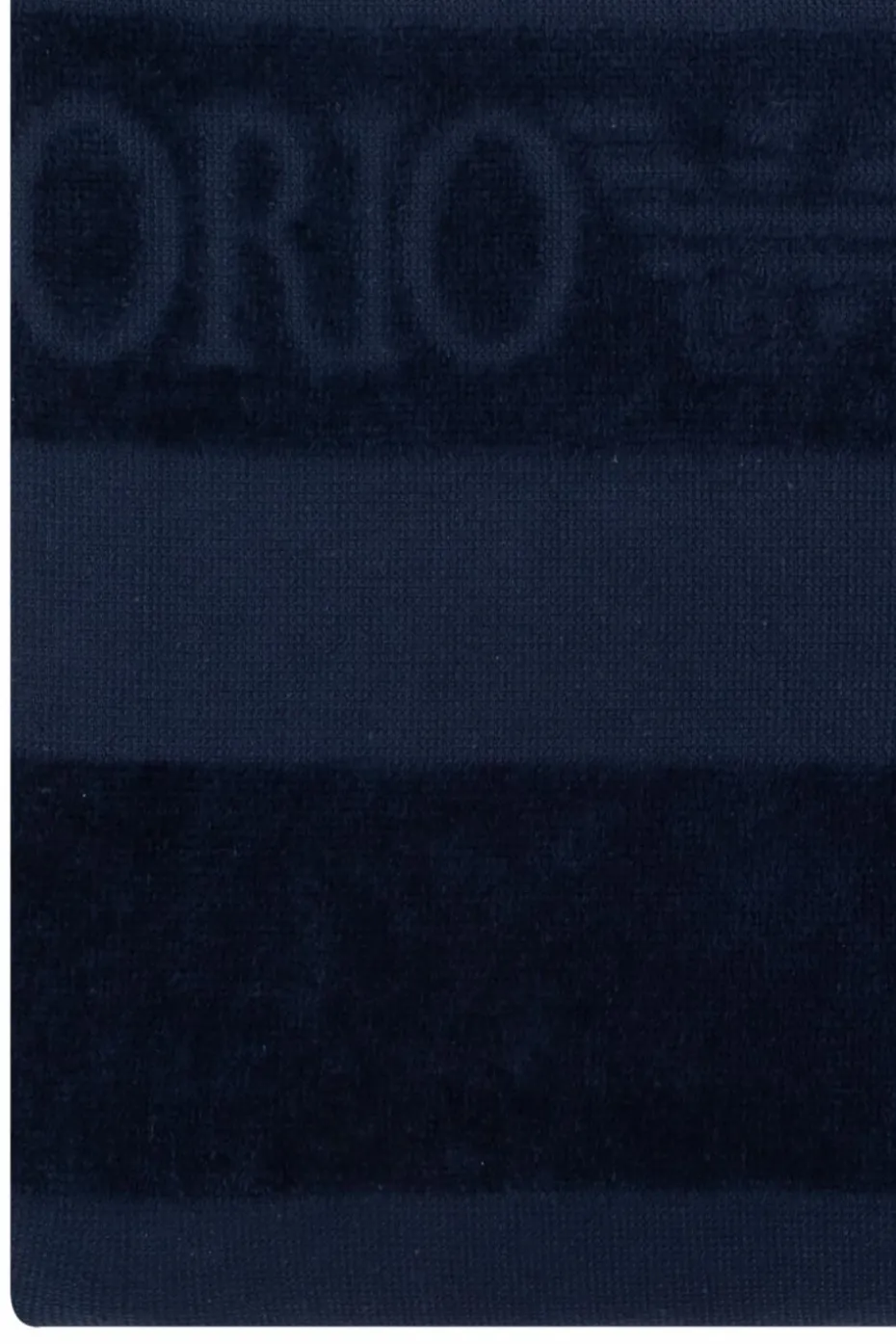 EA7 Emporio Armani GRANATOWY Bawełniany ręcznik