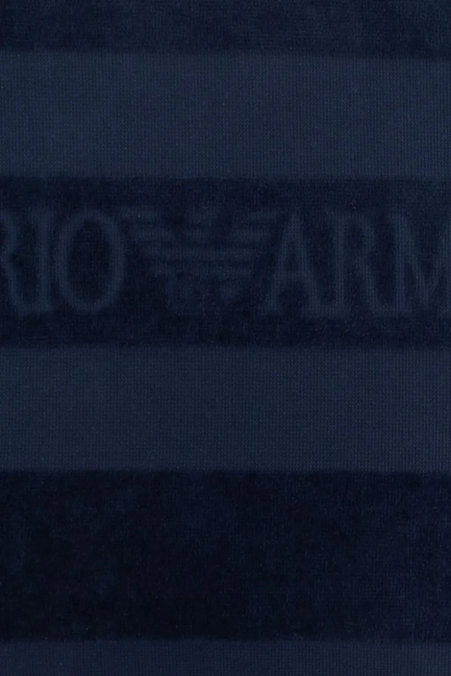 EA7 Emporio Armani GRANATOWY Bawełniany ręcznik