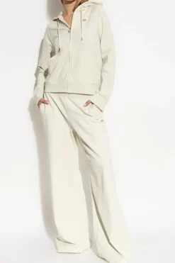 EA7 Emporio Armani kremowy Bluza z kolekcji `Sustainability`