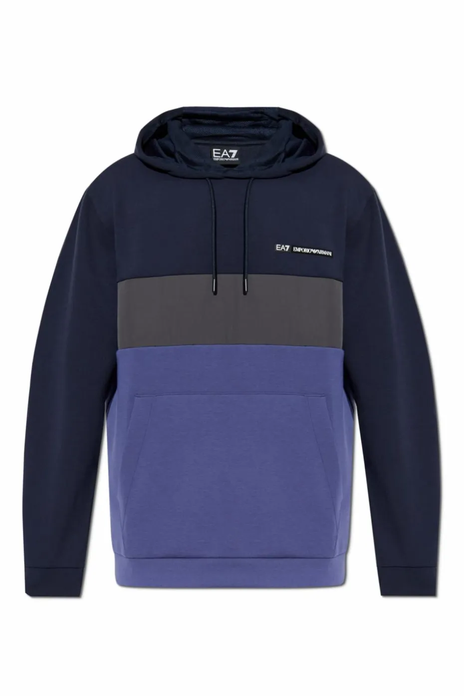 EA7 Emporio Armani MULTIKOLOR Bluza z kapturem