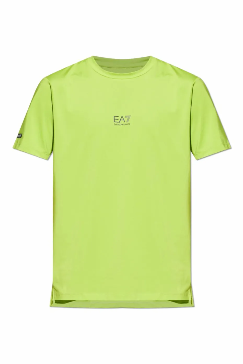 EA7 Emporio Armani ZIELONY T-shirt z logo