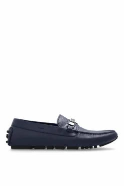 Emporio Armani Skórzane mokasyny