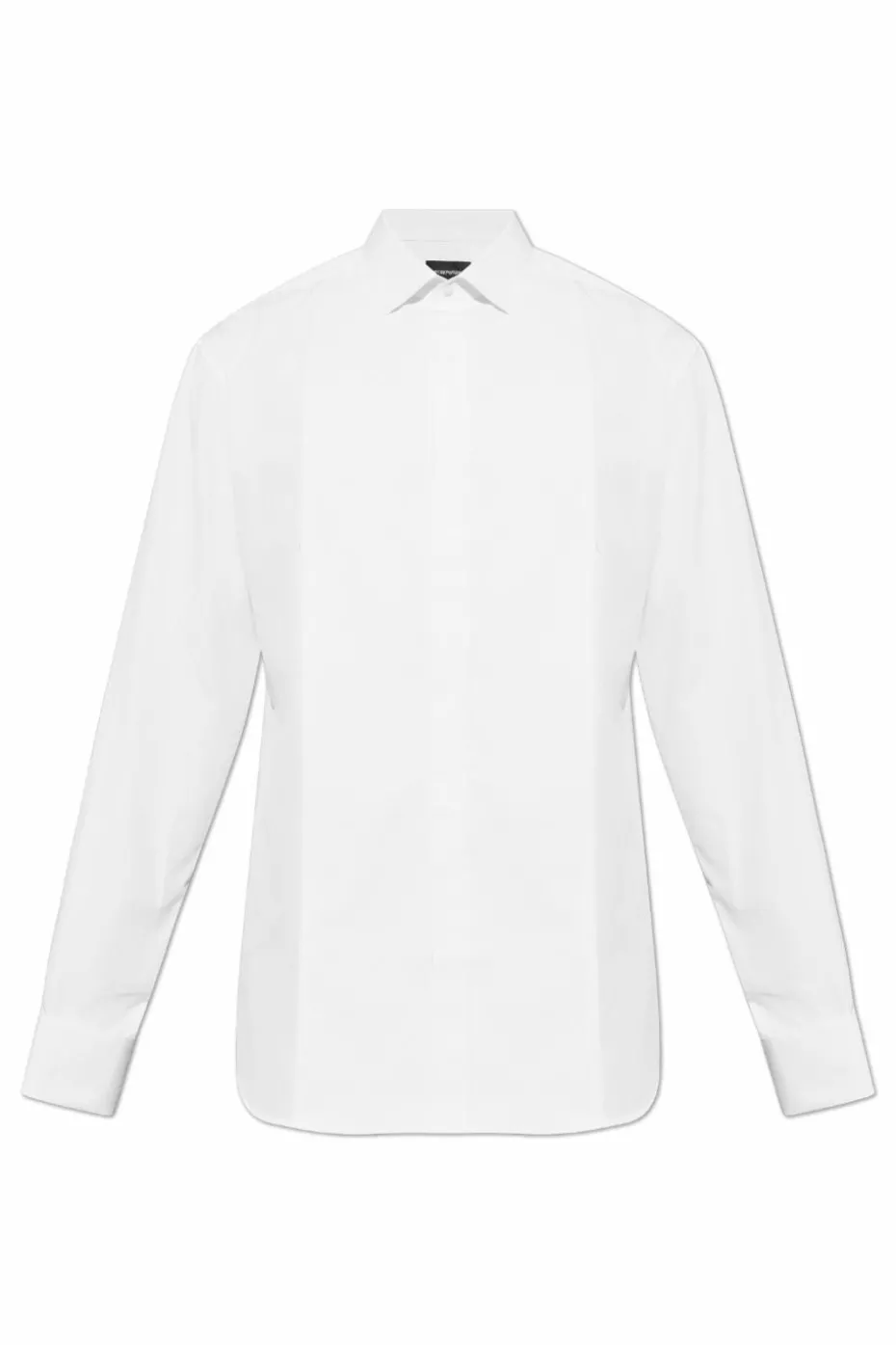 Emporio Armani BIAŁY Bawełniana koszula