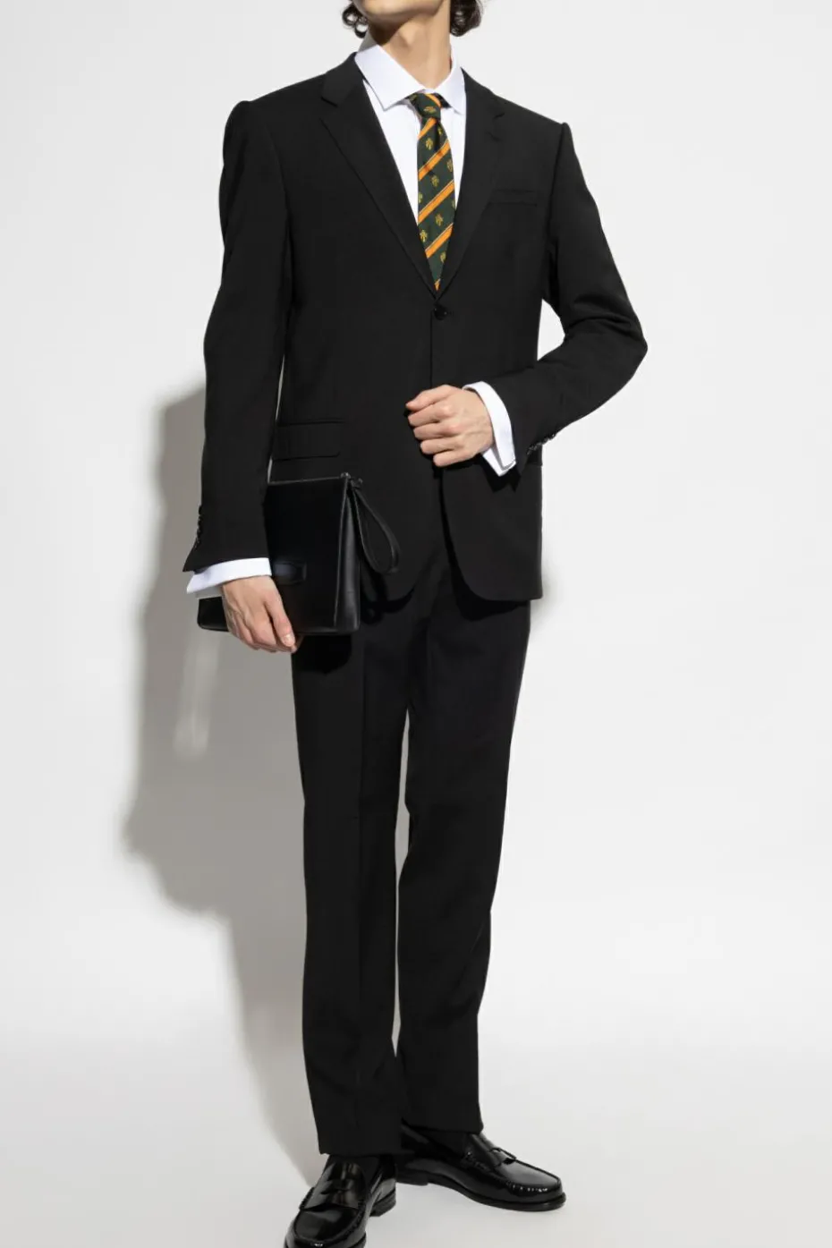 Emporio Armani BIAŁY Bawełniana koszula