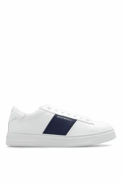 Emporio Armani BIAŁY Buty sportowe z logo