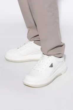 Emporio Armani BIAŁY Buty sportowe z logo