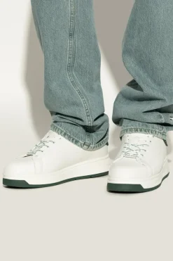 Emporio Armani BIAŁY Buty sportowe na platformie