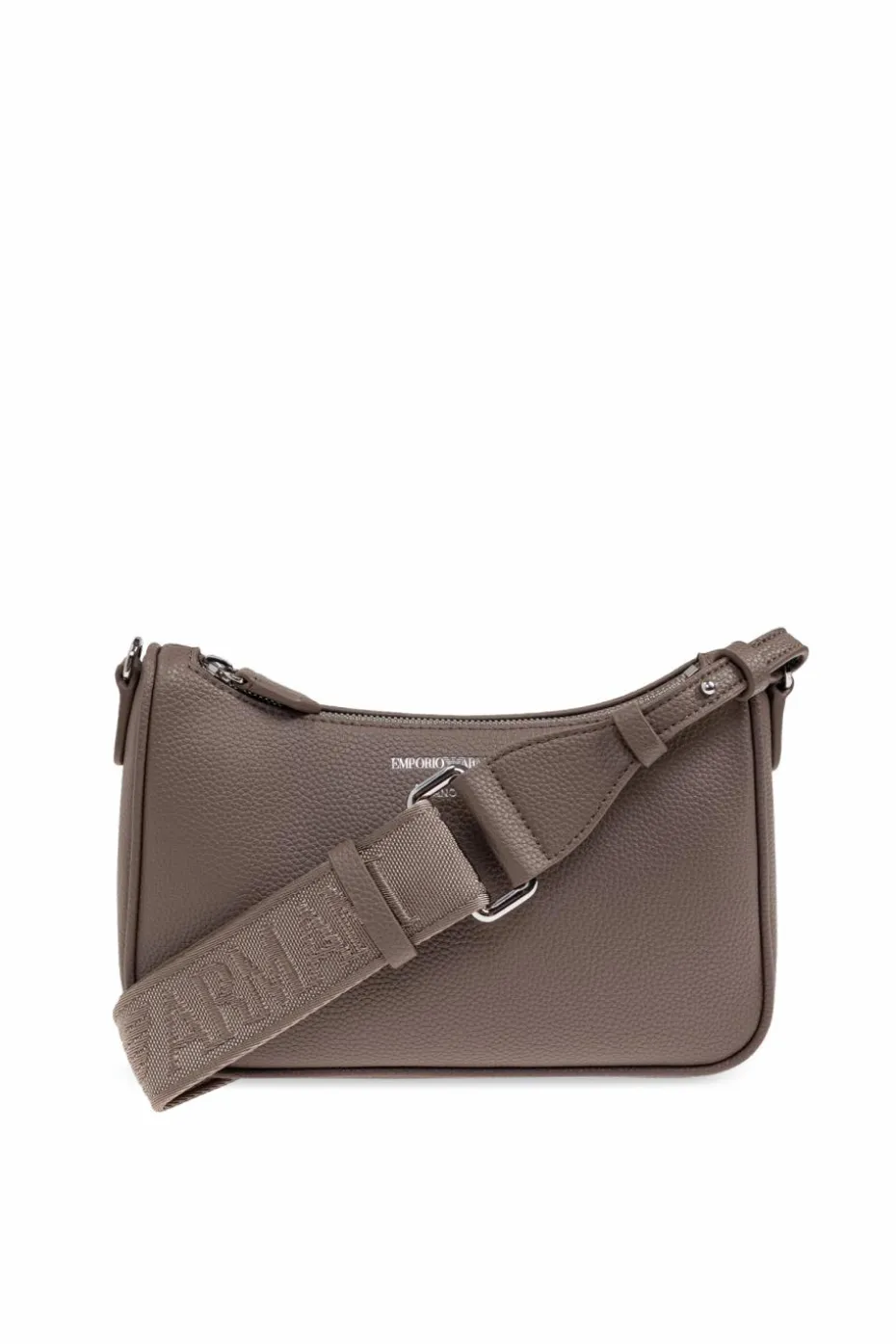 Emporio Armani BRĄZOWY Torba na ramię z logo