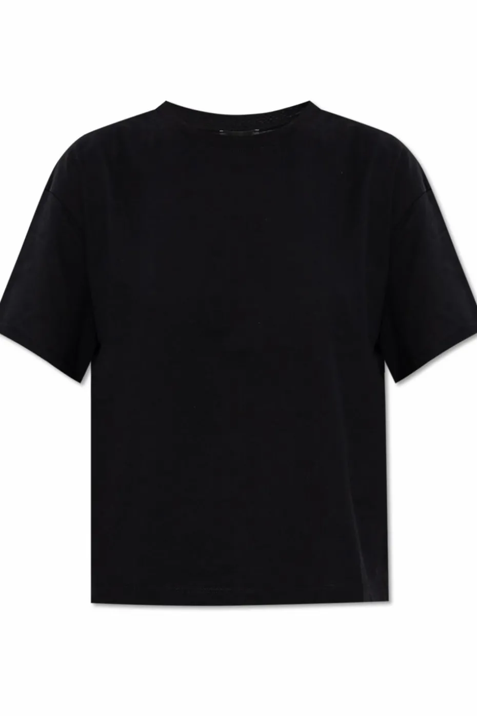 Emporio Armani CZARNY Bawełniany t-shirt