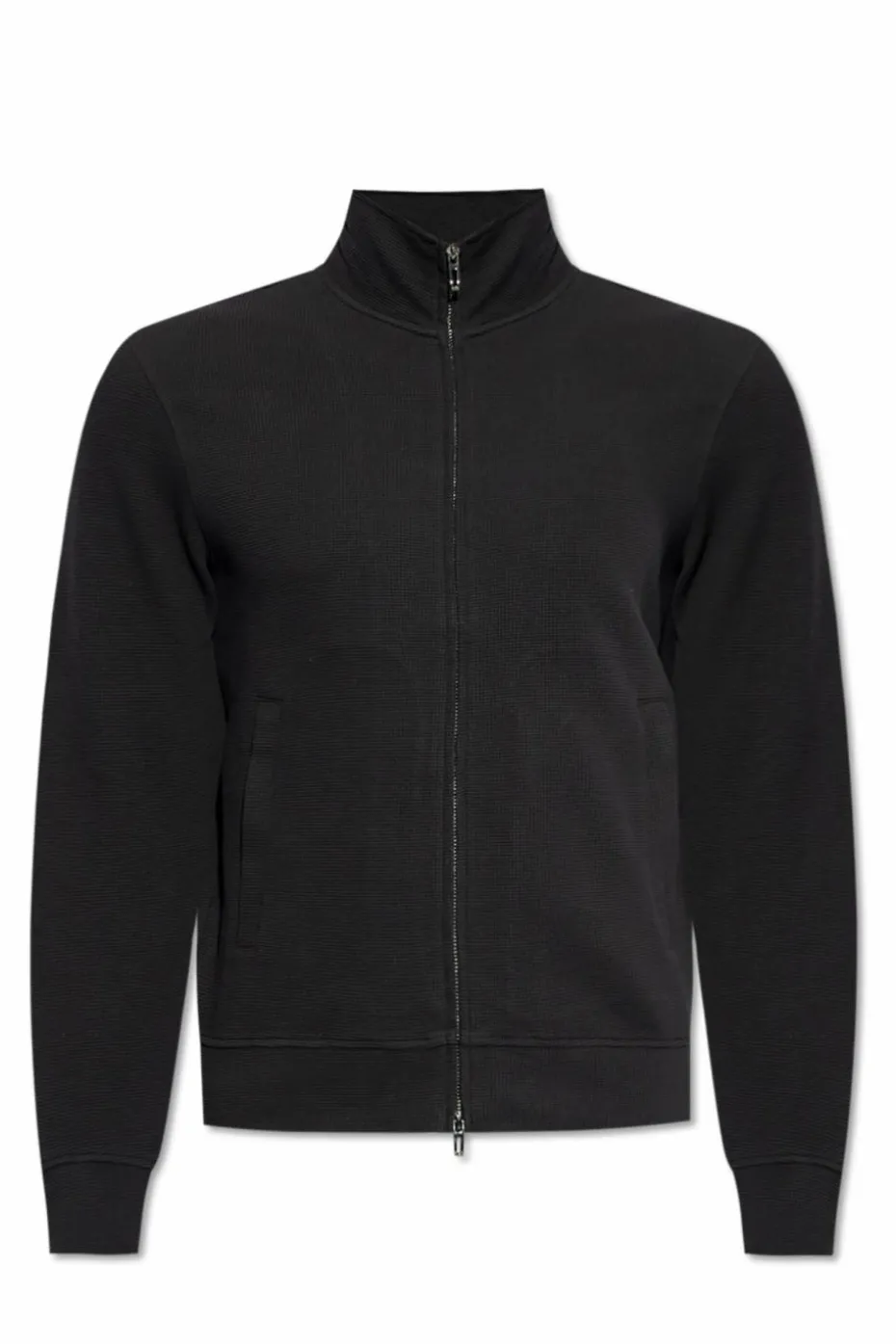 Emporio Armani CZARNY Bluza z kolekcji `Sustainability`