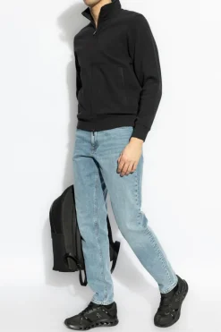 Emporio Armani CZARNY Bluza z kolekcji `Sustainability`
