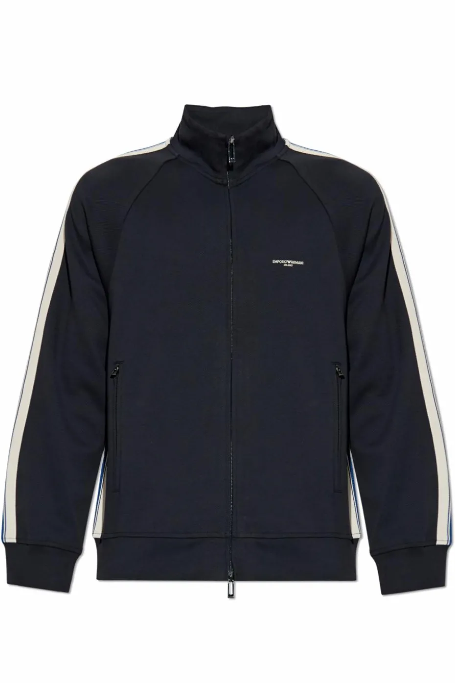 Emporio Armani CZARNY Bluza ze stójką