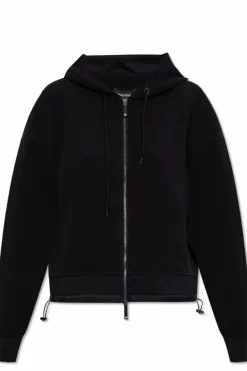 Emporio Armani CZARNY Bluza z kapturem