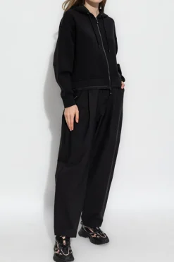 Emporio Armani CZARNY Bluza z kapturem