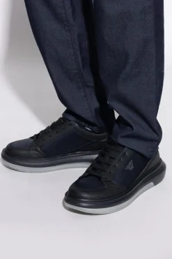 Emporio Armani CZARNY Buty sportowe z logo