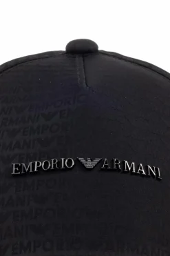 Emporio Armani CZARNY Czapka z daszkiem